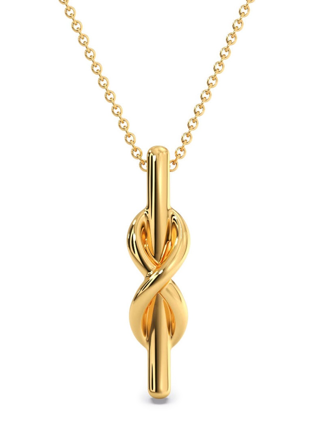 

CANDERE A KALYAN JEWELLERS COMPANY 18KT Gold Bow Pendant-0.51gm