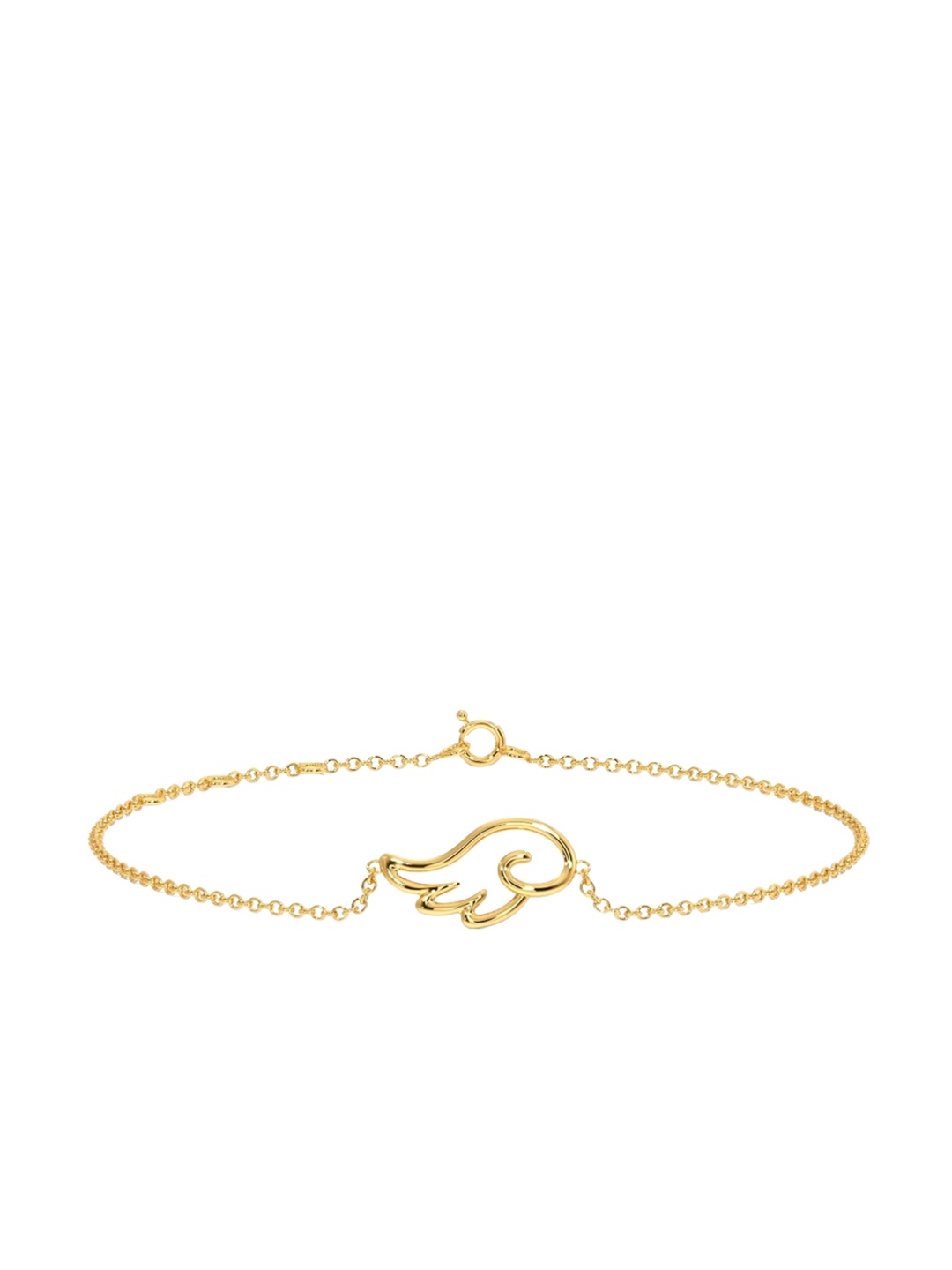 

CANDERE A KALYAN JEWELLERS COMPANY 18KT BIS Hallmark Gold Bracelet-1.43 g