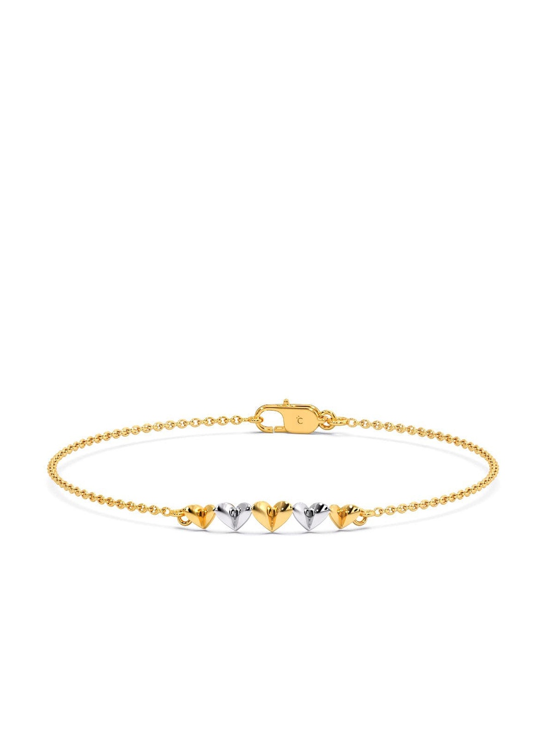 

CANDERE A KALYAN JEWELLERS COMPANY 18KT BIS Hallmark Gold Bracelet- 2.05gm