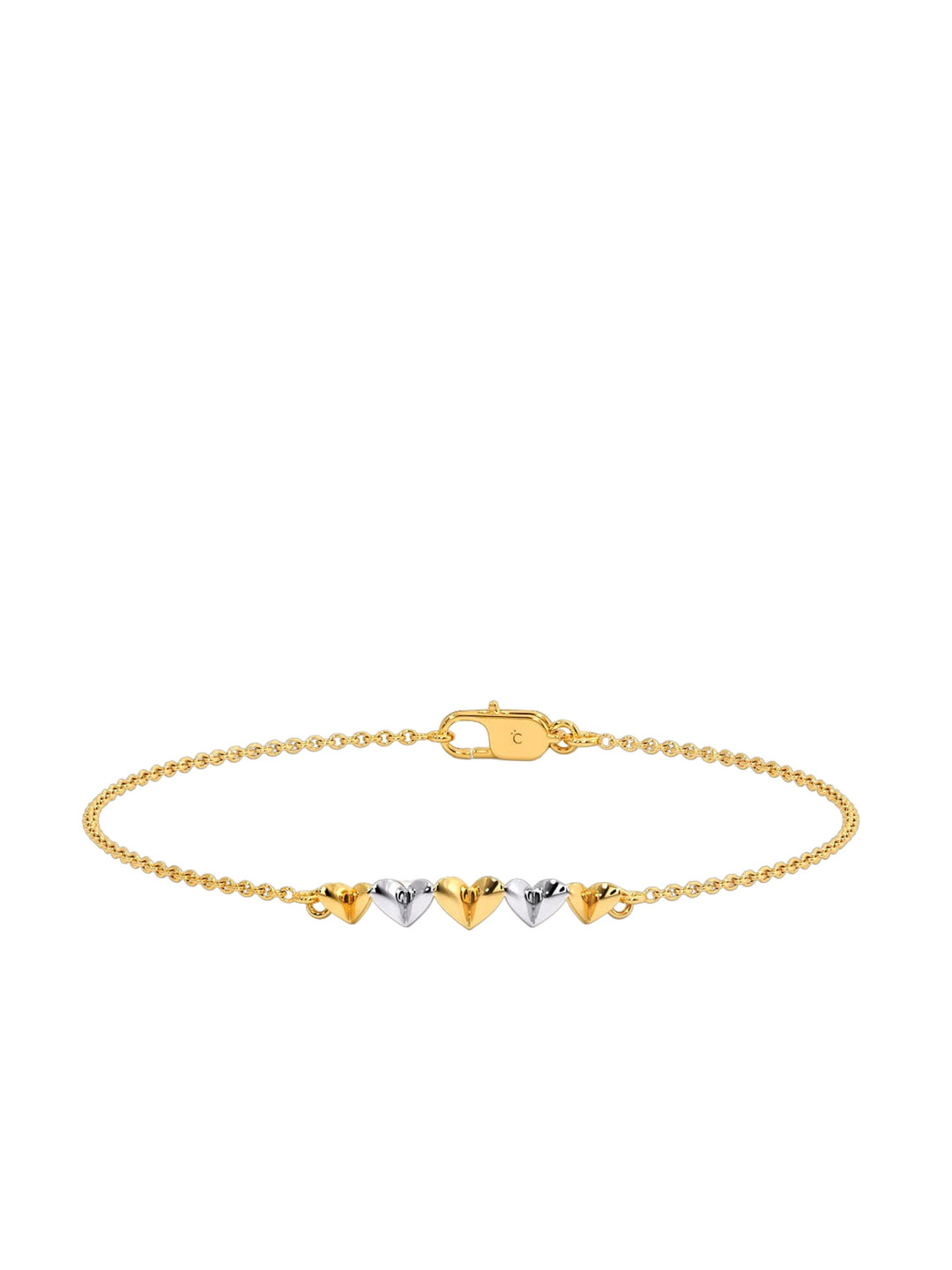 

CANDERE A KALYAN JEWELLERS COMPANY 18KT BIS Hallmark Gold Bracelet-2.73 g