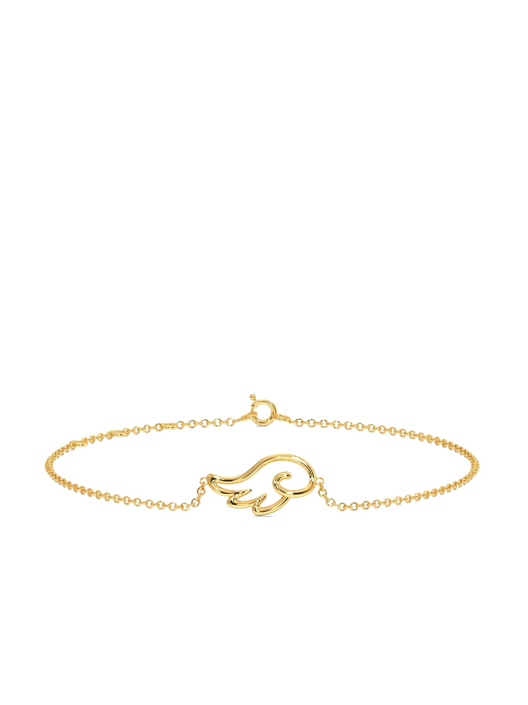 

CANDERE A KALYAN JEWELLERS COMPANY 14KT BIS Hallmark Gold Bracelet-1.14 g