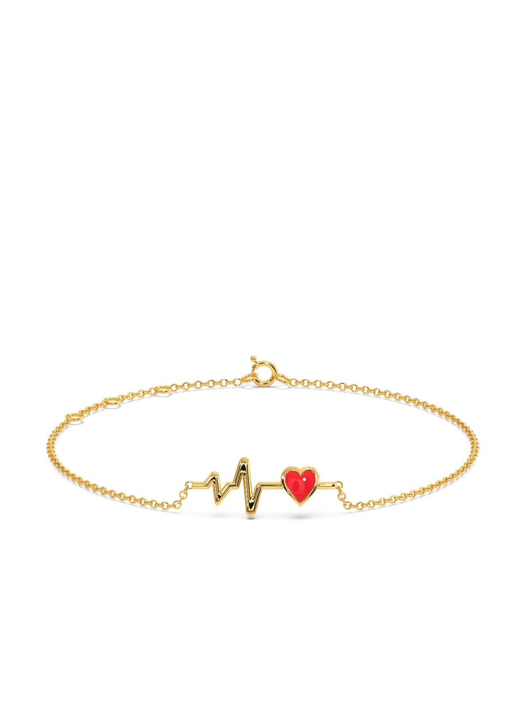 

CANDERE A KALYAN JEWELLERS COMPANY 14KT BIS Hallmark Gold Bracelet-1.11 gm