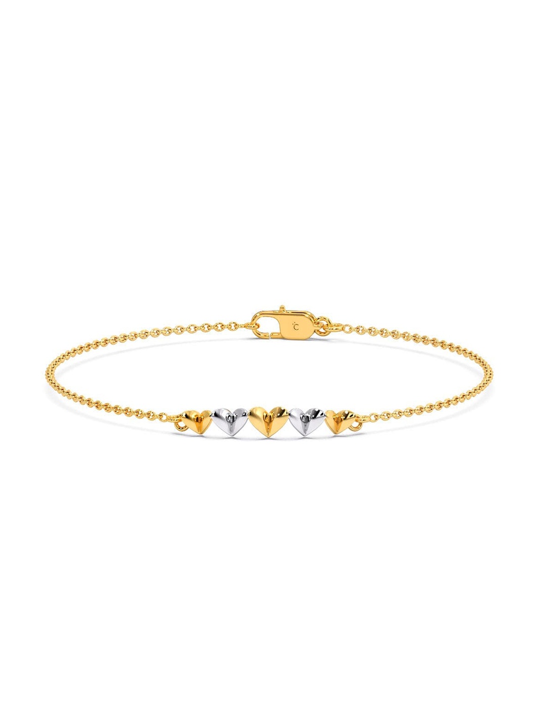 

CANDERE A KALYAN JEWELLERS COMPANY 14KT BIS Hallmark Gold Bracelet-2.04 g