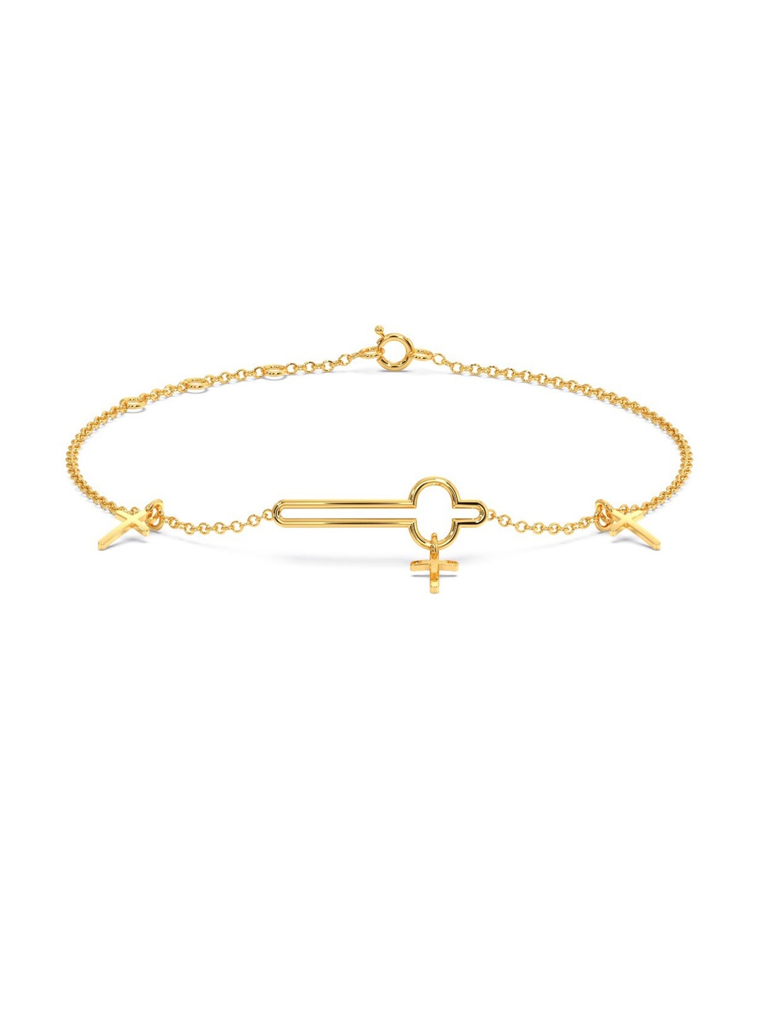 

CANDERE A KALYAN JEWELLERS COMPANY 14KT Gold Bracelet-1.02gm
