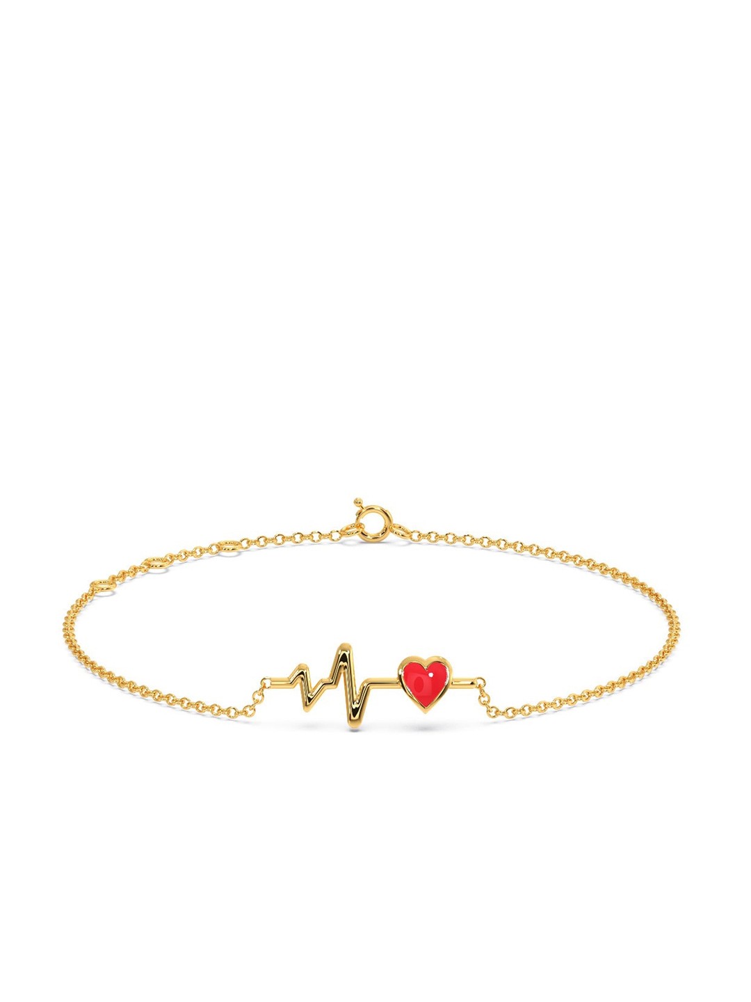 

CANDERE A KALYAN JEWELLERS COMPANY 18KT BIS Hallmark Gold Bracelet-1.3 g