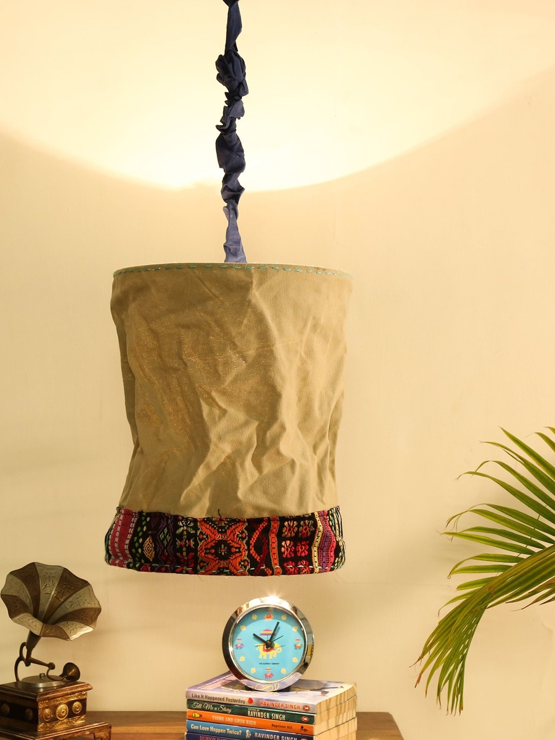 

Artisans Rose Off White Cylinder Canvas Ceiling Lamps