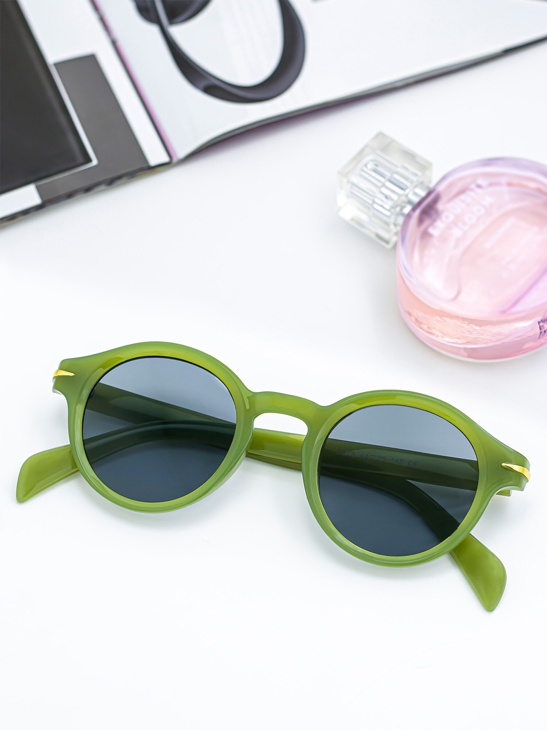 

Bellofox Unisex Round Sunglasses-BS1894-1123, Green