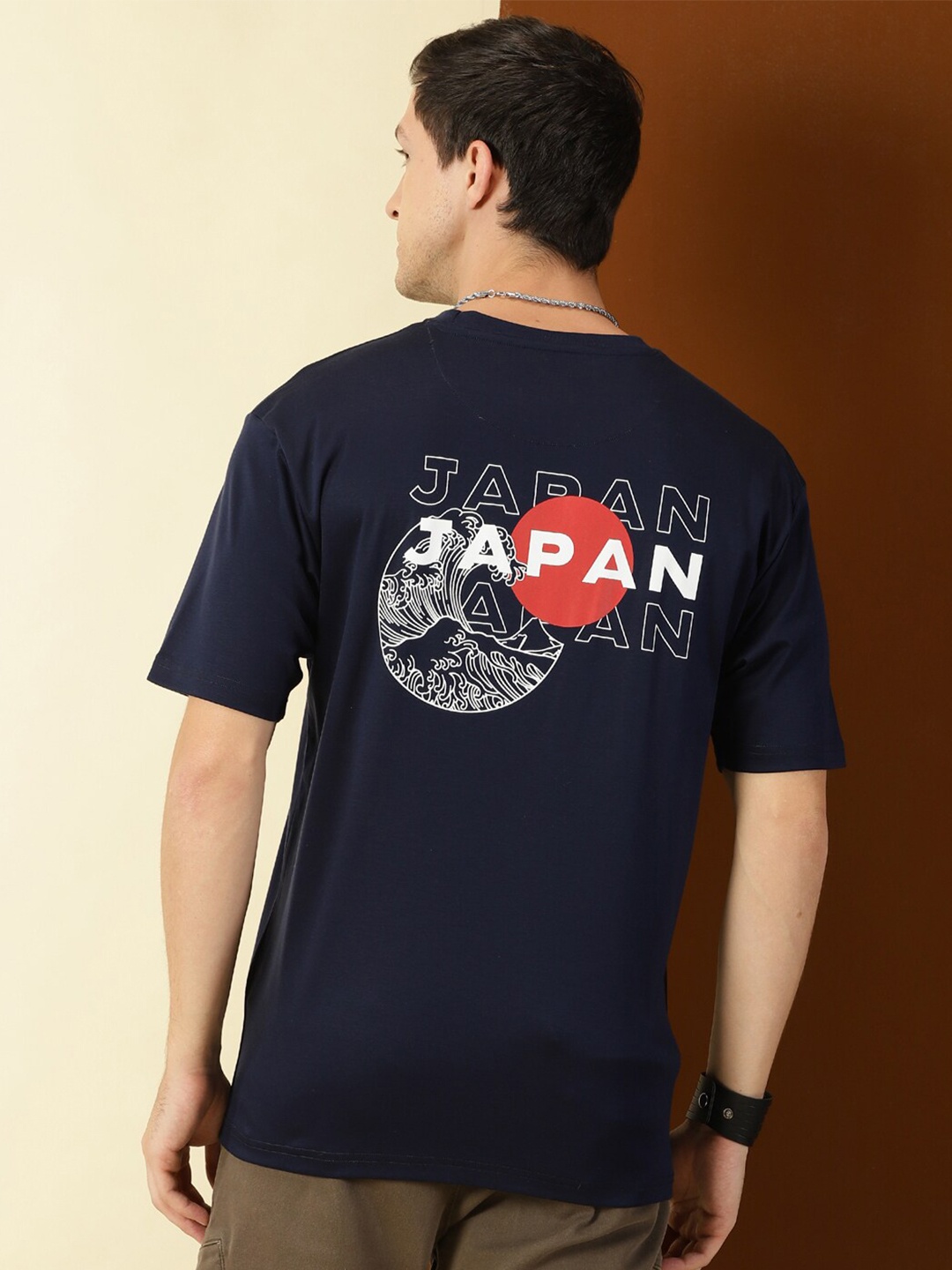 

Thomas Scott Typography Printed Oversized T-shirt, Navy blue