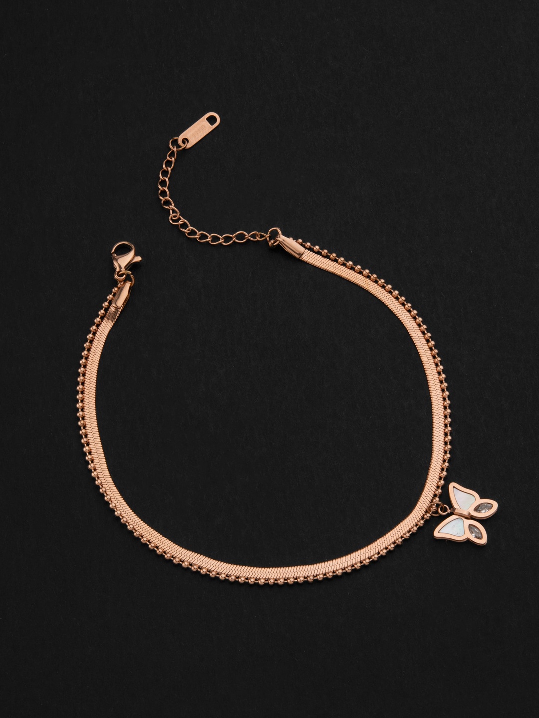 

E2O Rose Gold-Plated Anklet