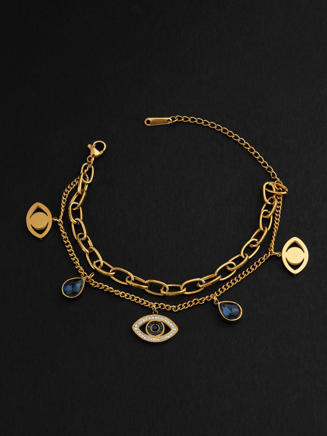 

E2O Gold-Plated Multistrand Bracelet