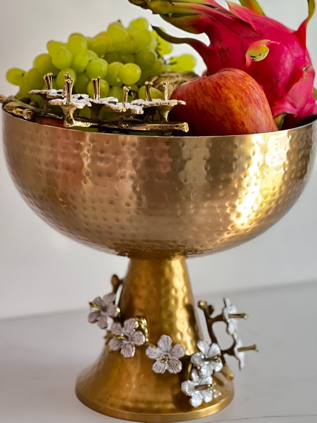 

Timaya's Decor Gold toned Textured Nordic Decorative Bowls
