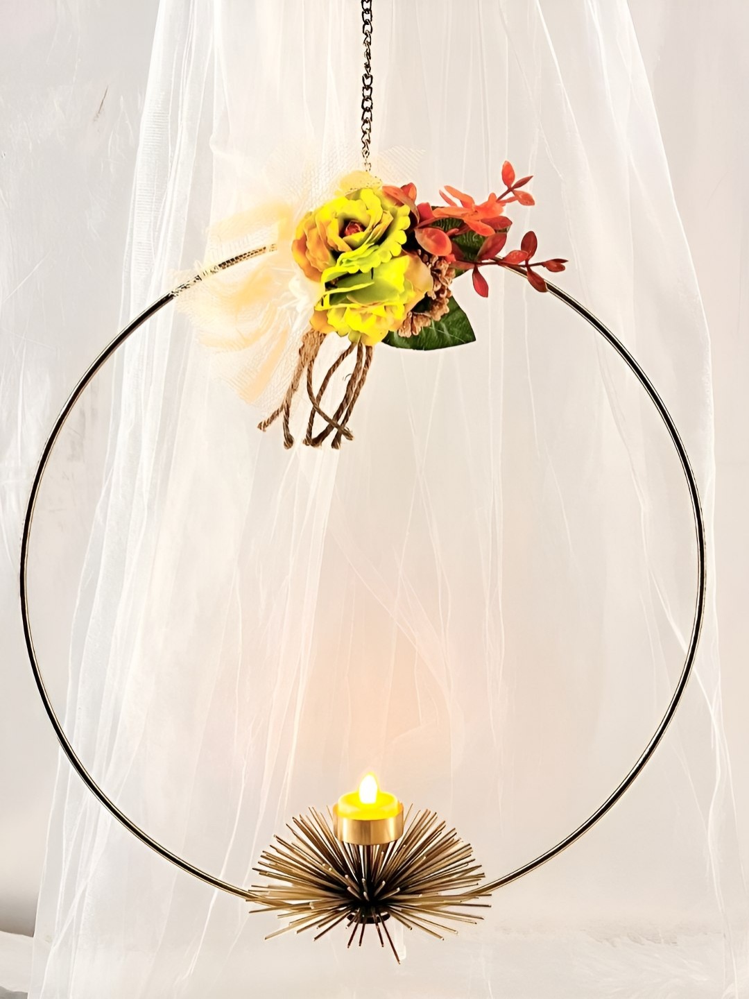 

Timaya's Decor Gold-Toned 2 Piece Candle Holder