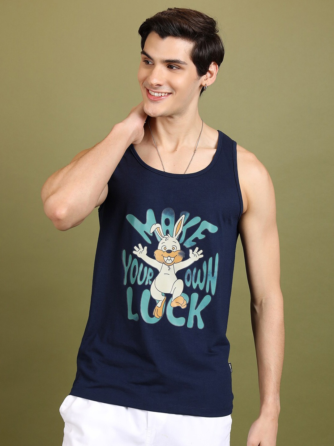 

HIGHLANDER Graphic Printed Relaxed Fit T-shirt, Navy blue
