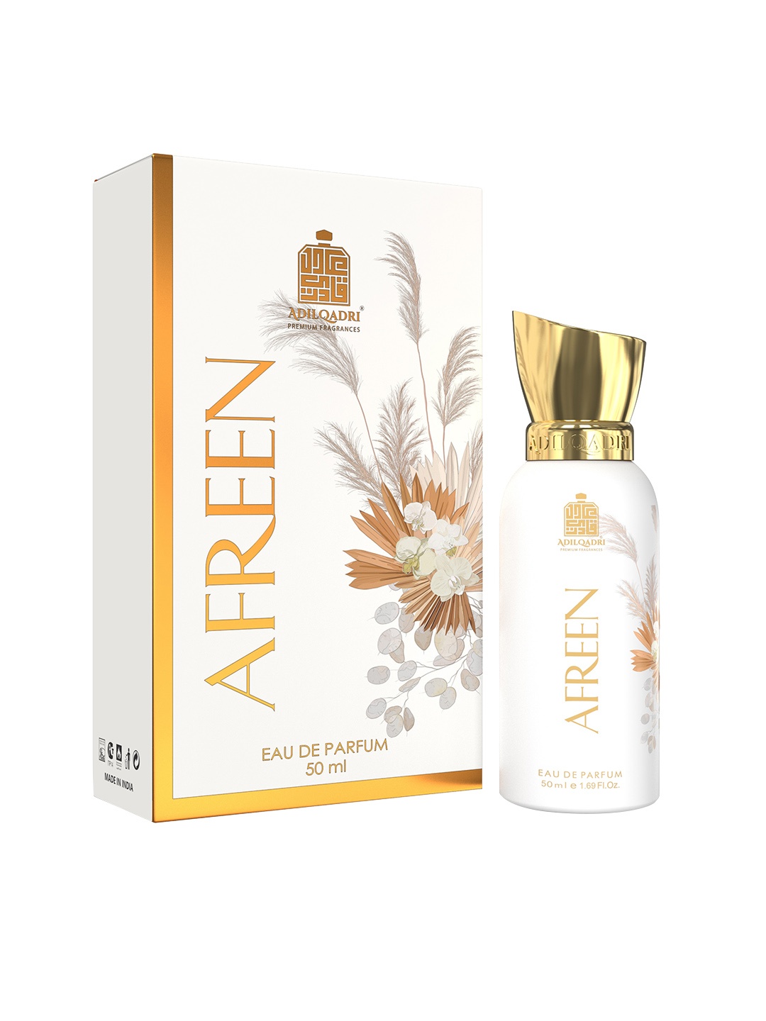 

ADILQADRI Women Luxury Afreen Long Lasting Eau De Parfum - 50ml, White