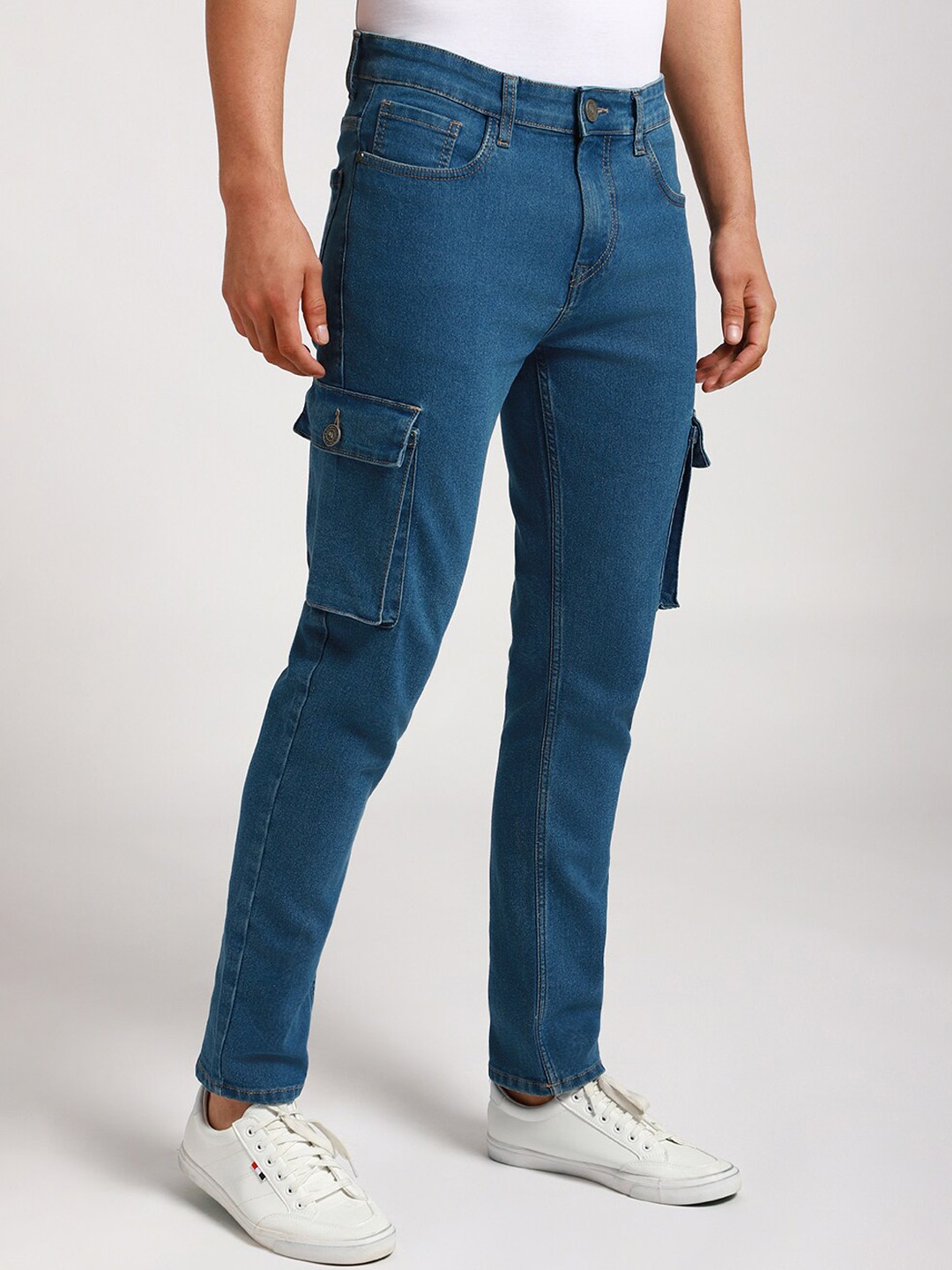 

Dennis Lingo Men Straight Fit Stretchable Jeans, Blue