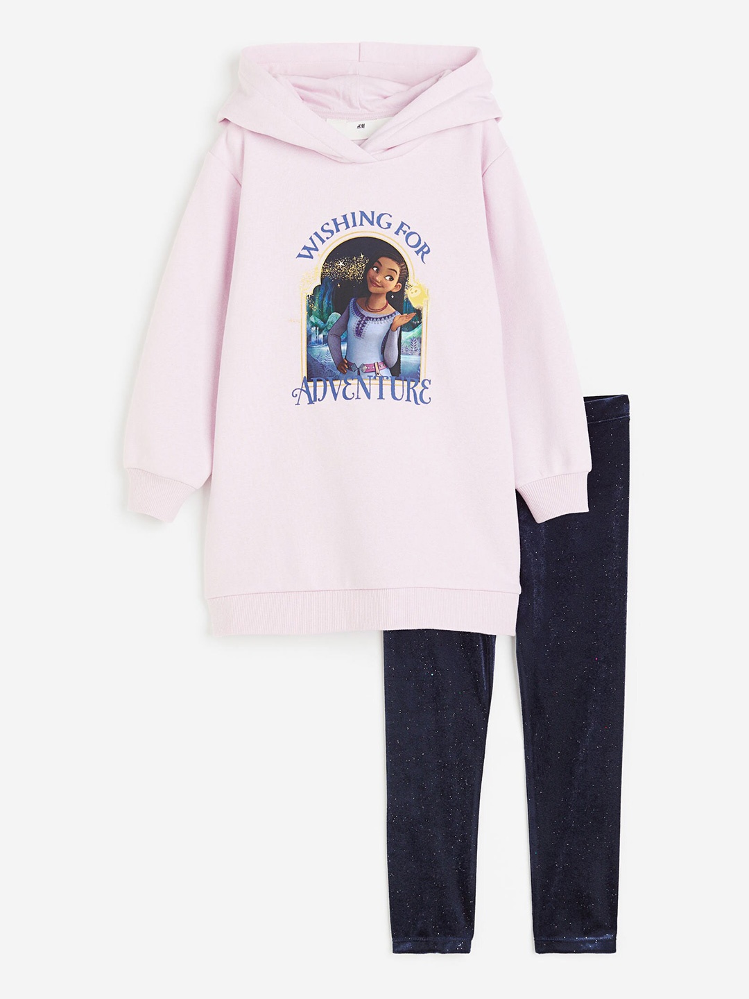 

H&M Girls 2-Piece Printed Set, Pink