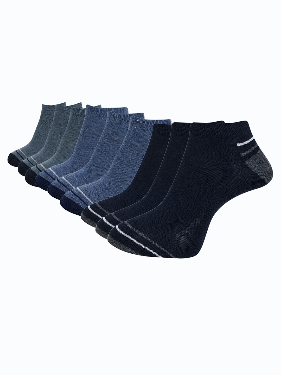 

Dollar Socks Men Pack Of 9 Assorted Ankle Length Socks