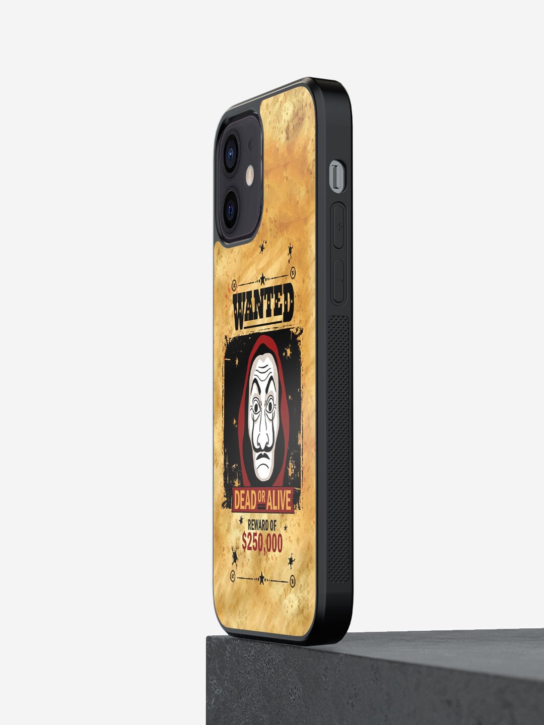 

macmerise Dead Or Alive Printed iPhone 12 Mini Phone Bumper Case Cover, Brown