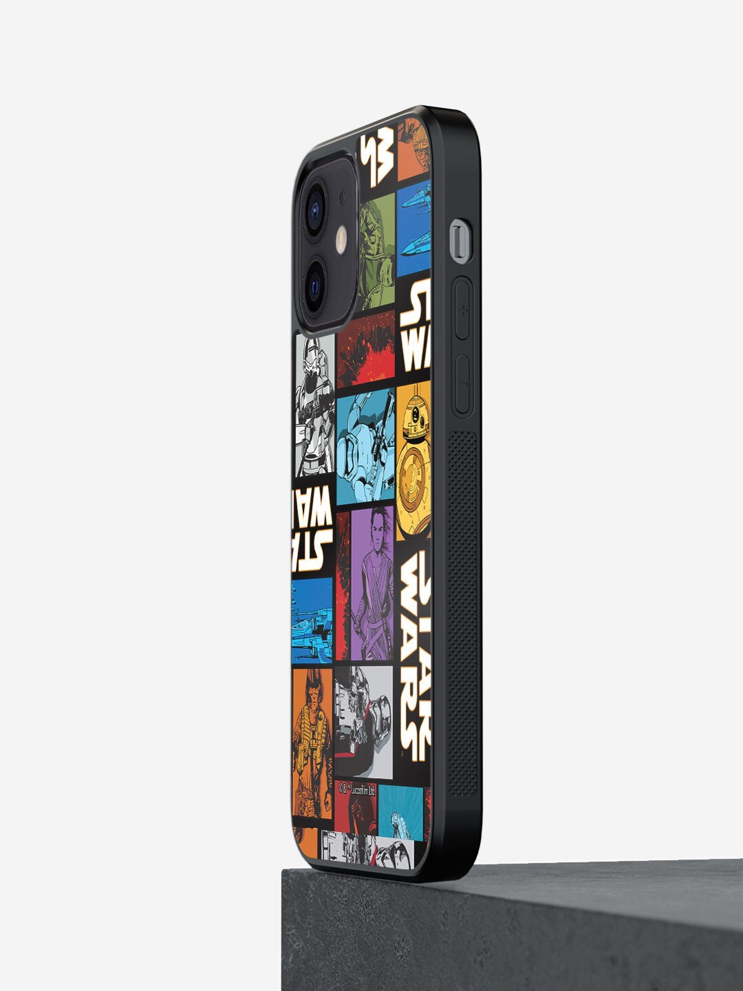 

macmerise The Force Awakens iPhone 12 Bumper Case Cover, Black