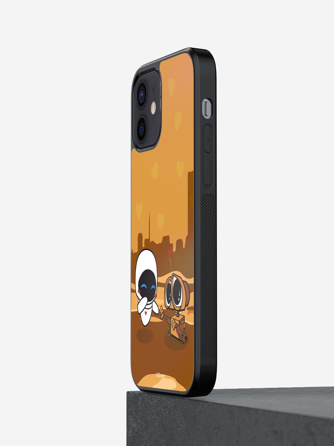 

macmerise Wondrous Wall E iPhone 12 Bumper Case Cover, Brown