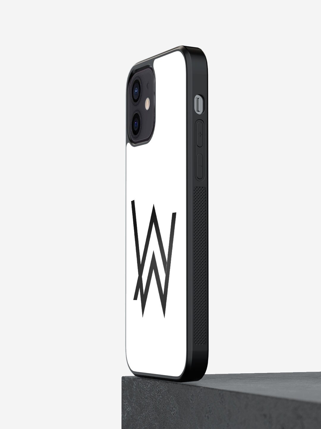 

macmerise Alan Walker Printed iPhone 12 Mini Bumper Phone Back Cover, White