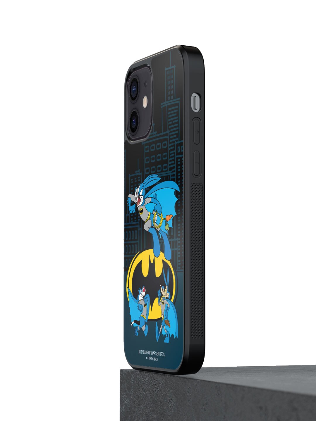 

macmerise Printed iPhone 12 Mini Bumper Case Cover, Black
