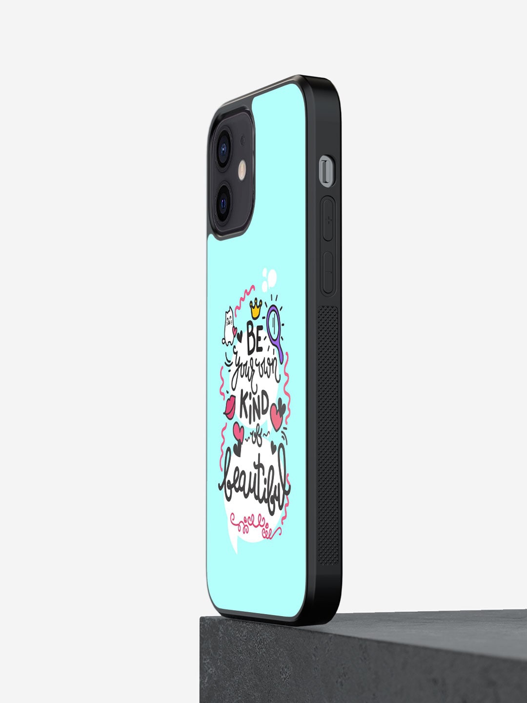 

macmerise Be Your Own Kind Of Beautiful iPhone 12 Mini Bumper Case Cover, Green