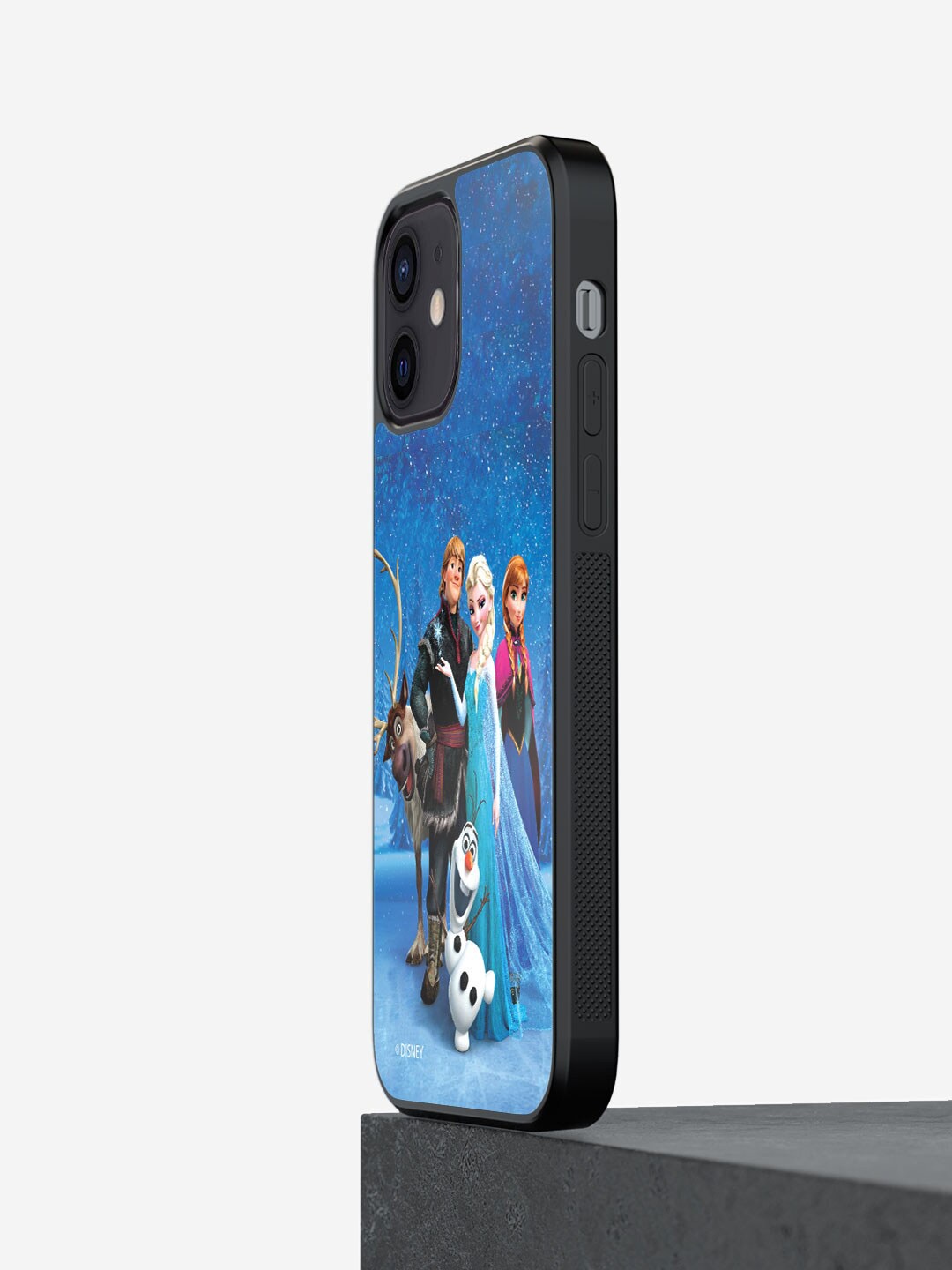 

macmerise Frozen Together iPhone 12 Mini Bumper Case Cover, Blue