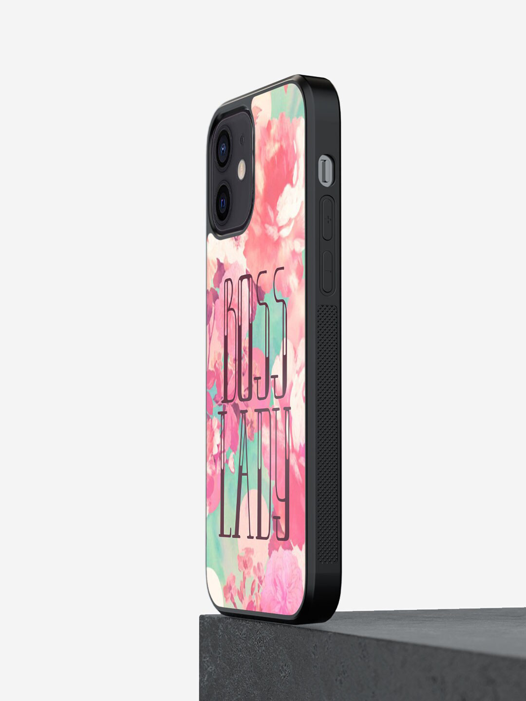 

macmerise Typography Printed Printed iPhone 12 Mini Bumper Case Cover, Pink