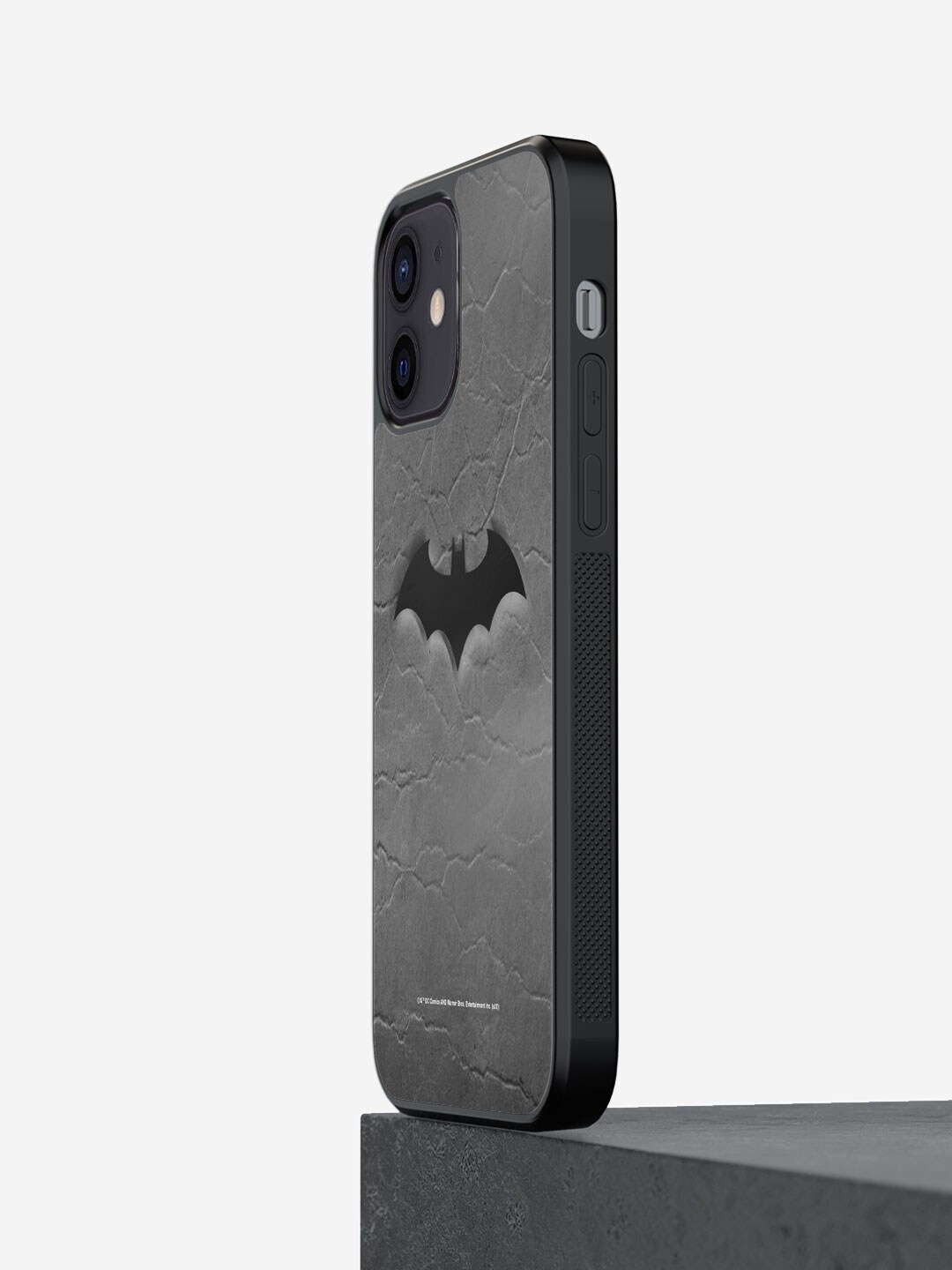 

macmerise Fade Out Batman iPhone 12 Mini Bumper Case Cover, Black