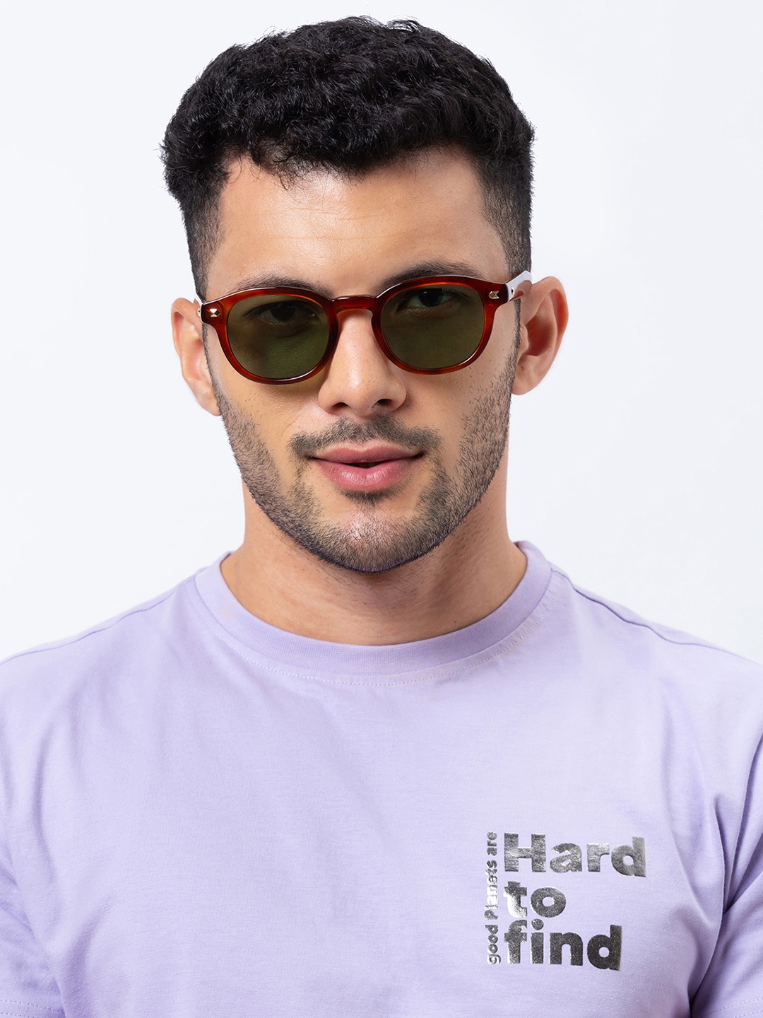 

Shisen Fox KITSUNE HAVANA Unisex Sunglass 49, Green