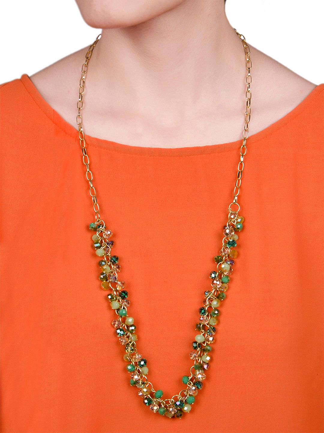 

Rhea Gold-Plated Crystals Necklace