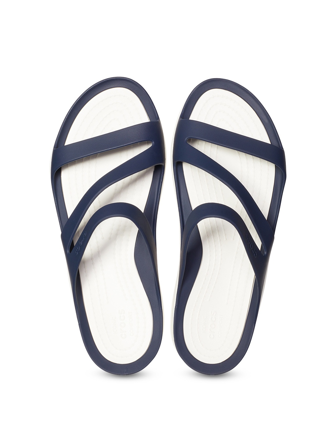 

Crocs Women Croslite Sliders, Navy blue