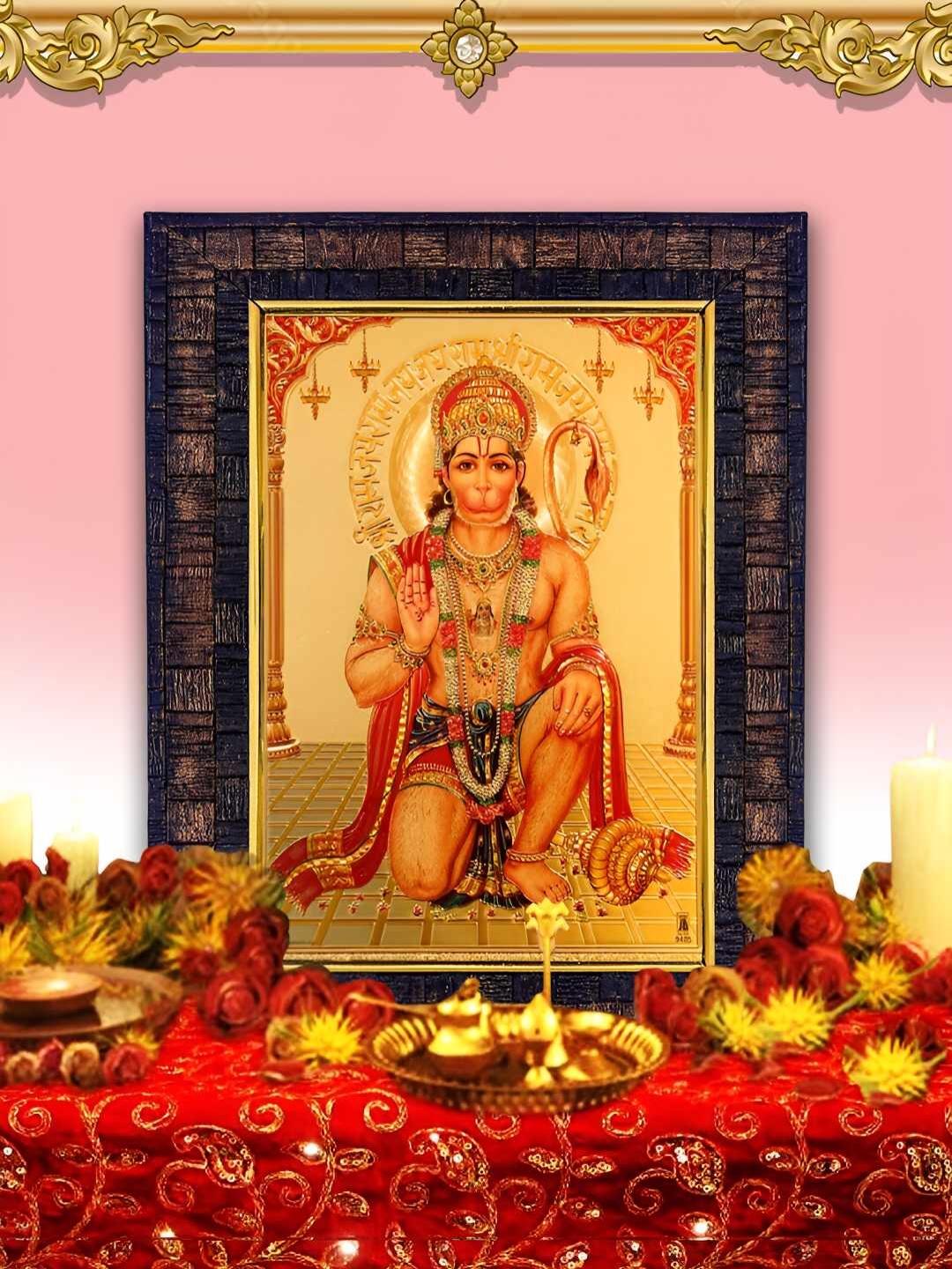 

Hawai Black & Brown Hanuman Digital Printed Rectangle Wall Photo Frame