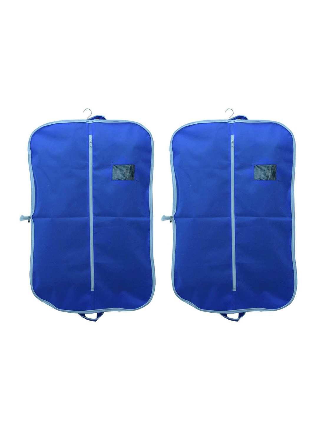 

Home Decor Expert Blue 2 pieces Fabric Cloth Cover Suit Organiser