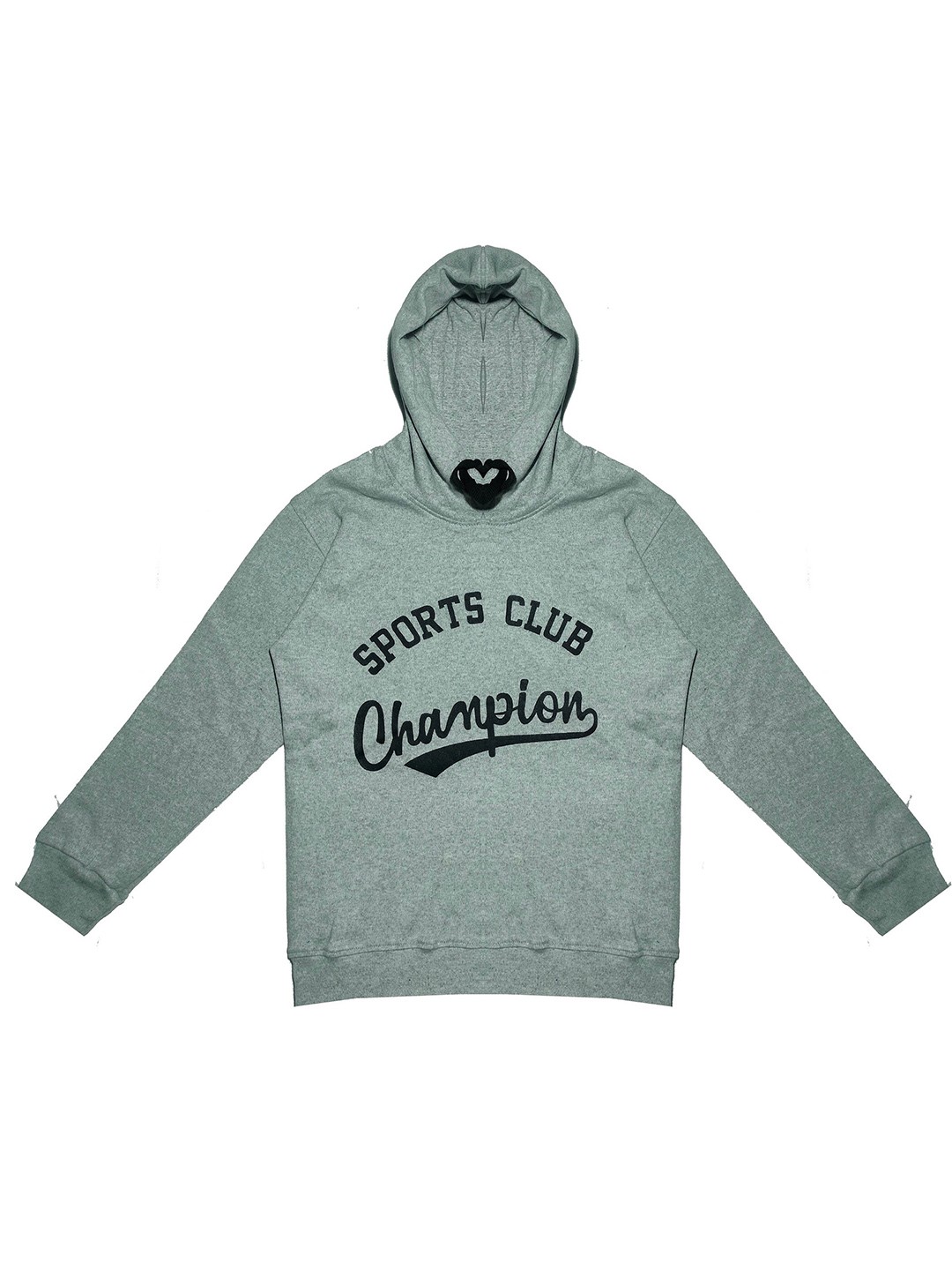 

BAESD Boys Typography Printed Hooded Pure Cotton Pullover, Grey