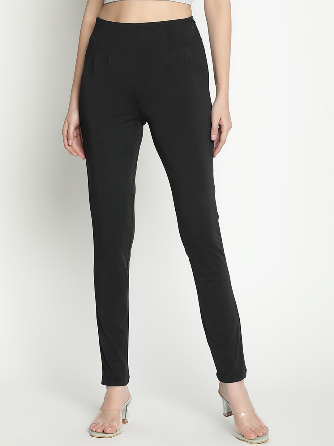 

DRAAX Fashions Slim Fit Treggings, Black
