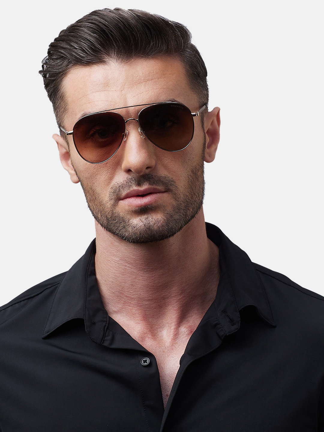 

Shisen Fox HIKOSHI GOLD Unisex Sunglass 56, Blue