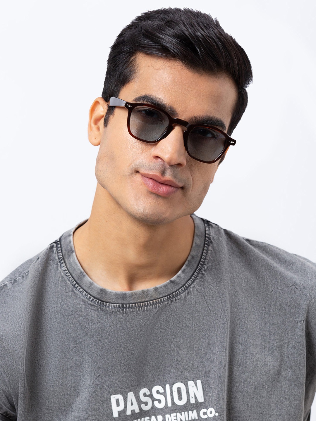 

Shisen Fox NIKO HONEY Unisex Sunglass 46, Blue