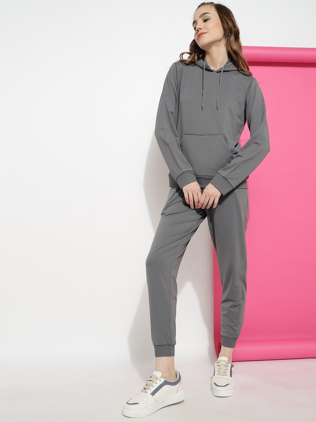 

FITHUB Hooded Sweatshirt & Joggers Tracksuit, Grey