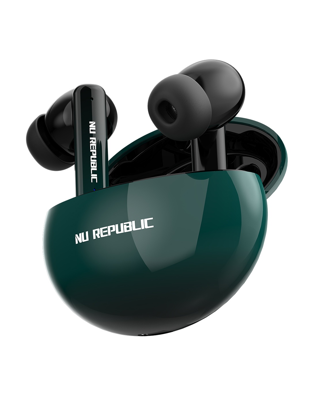 

Nu Republic Epic ANC + ENC Quad Mics Earbuds With X-bass Technology & 64hr Playtime, Green