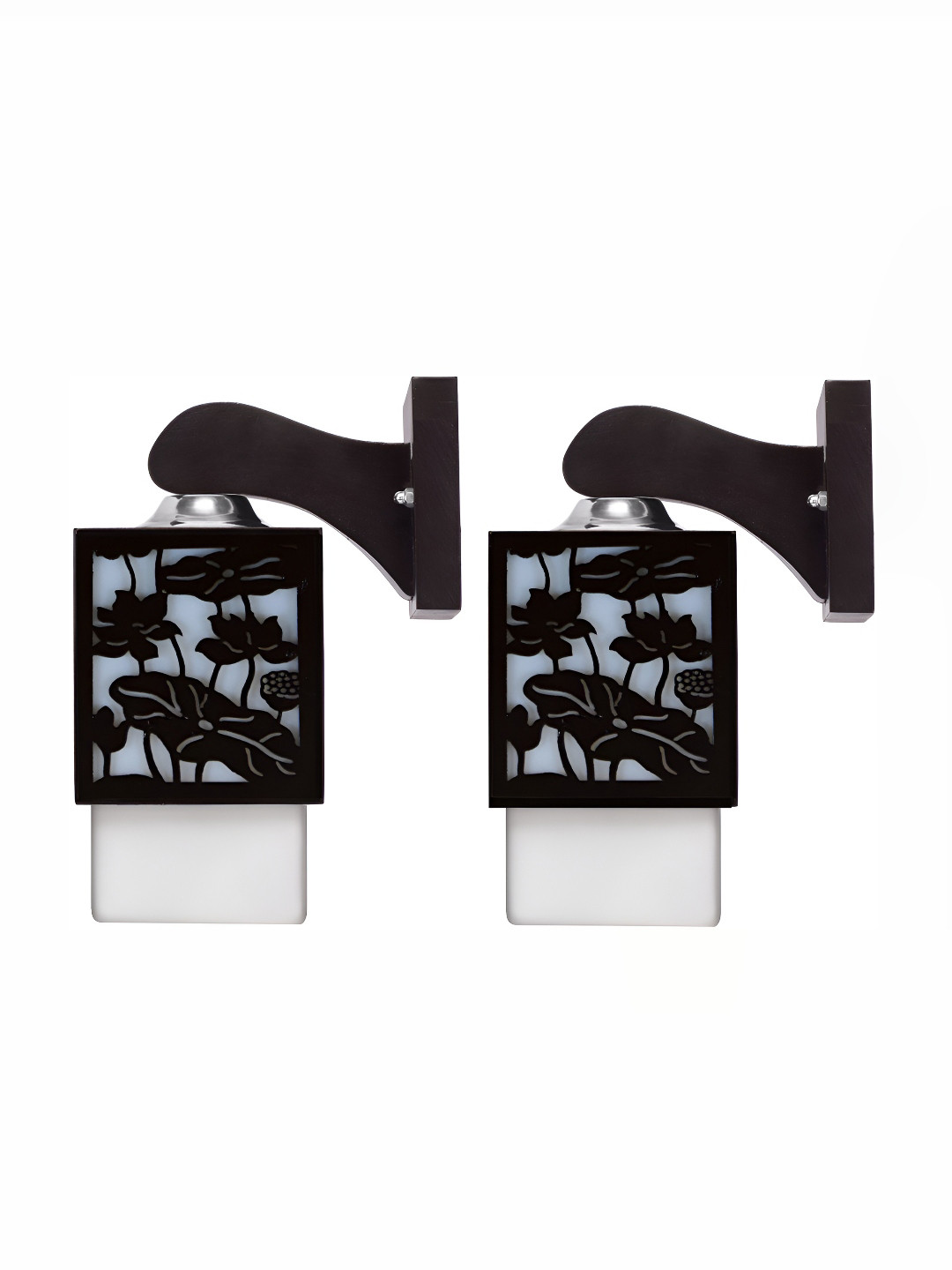

Afast Black & White Floral Square Shaped Wall Lamp