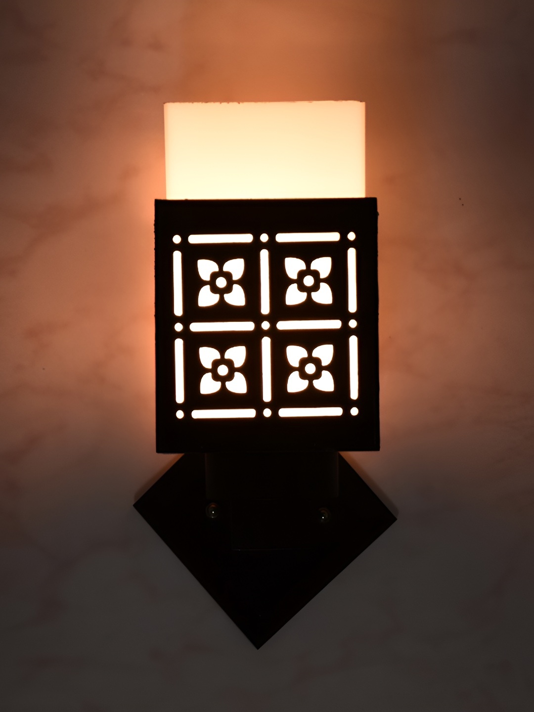 

Afast Black & White Wooden textured Square Shaped Wall Lamp