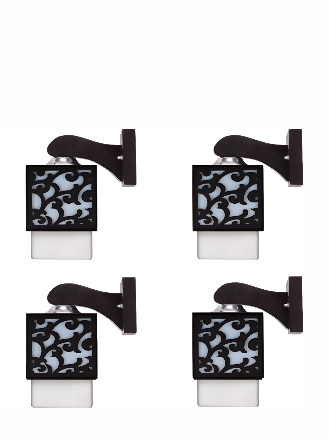 

Afast Black Wood Traditional Square Shaped Wall Lamp