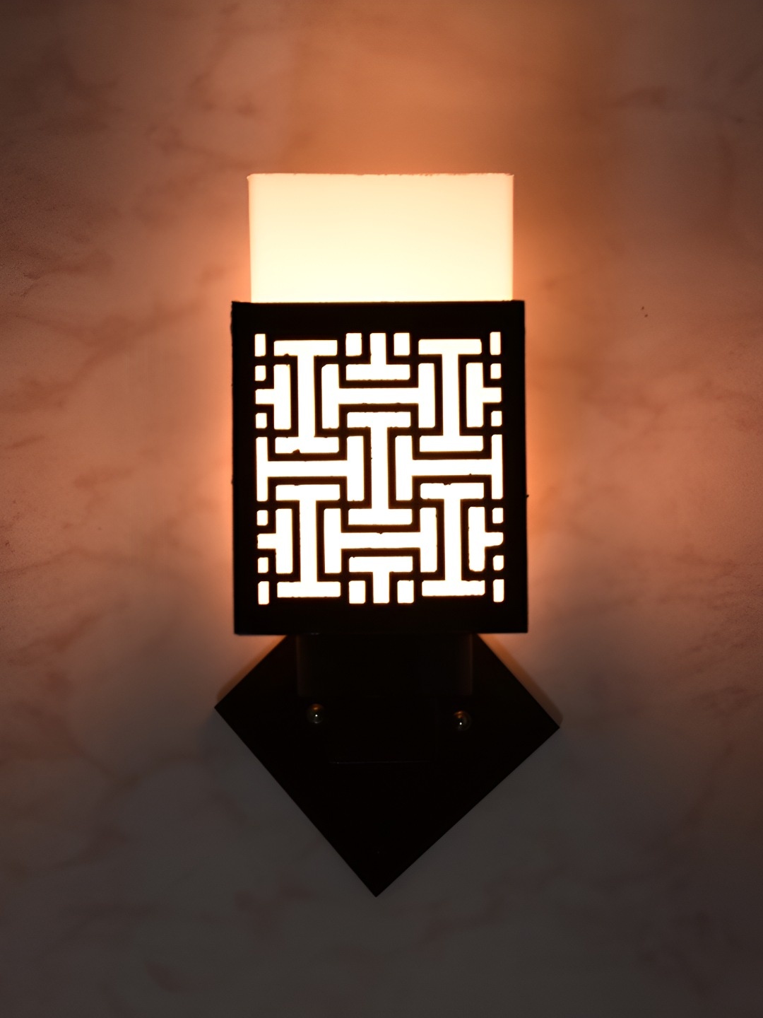 

Afast White & Black Solid Wooden Traditional Wall Lamp