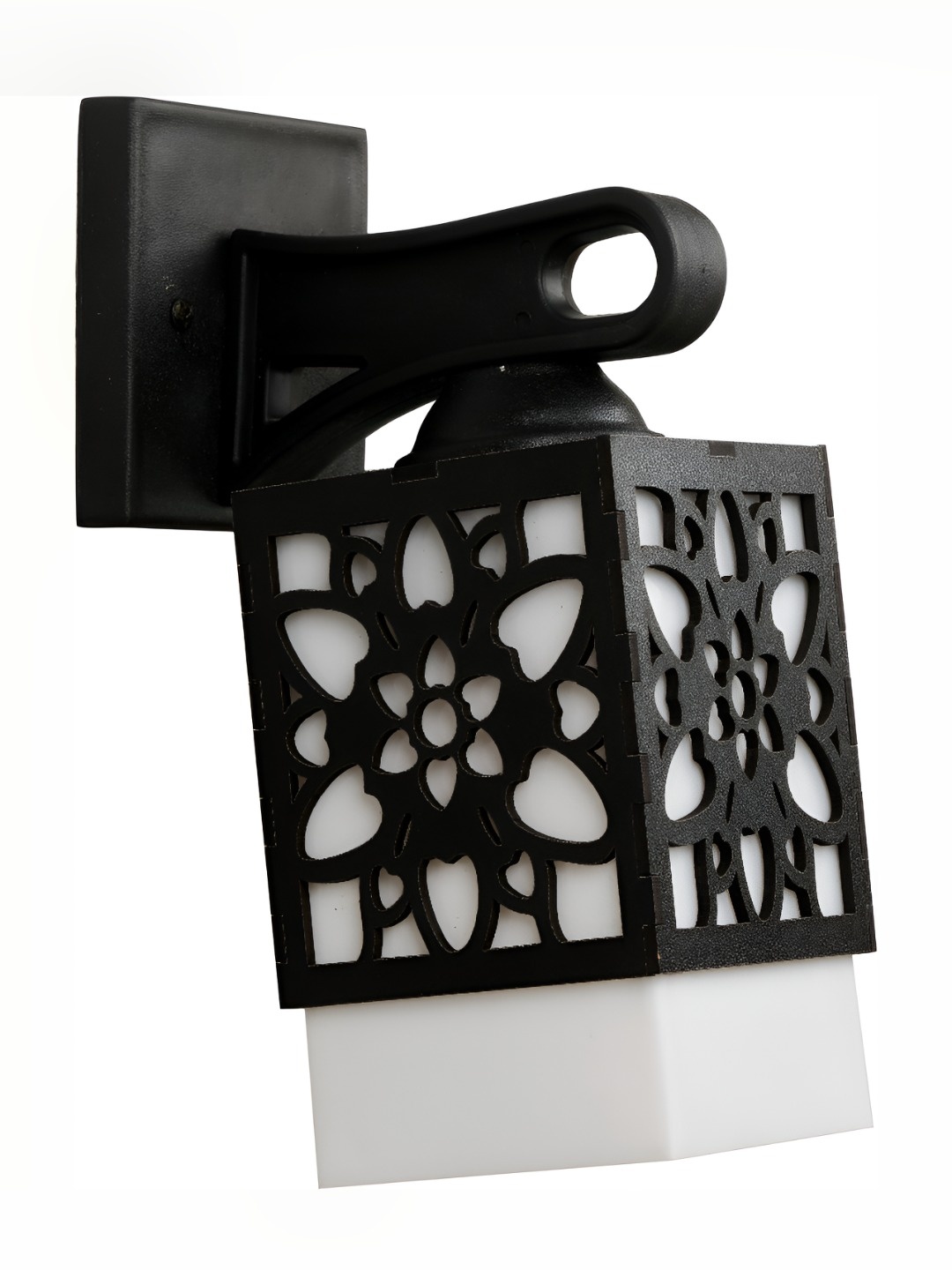 

Afast Black & White Wooden Traditional Square Shaped Wall Lamp