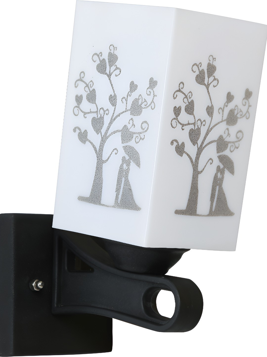 

Afast White & Black Solid Wooden Traditional Wall Lamp