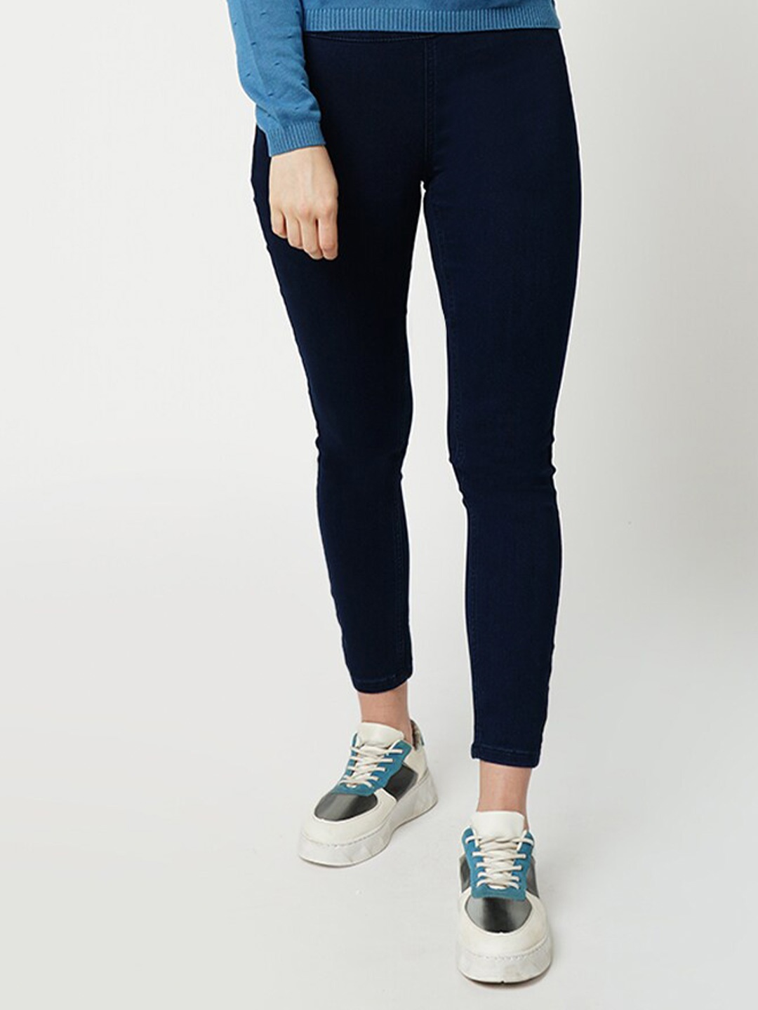 

ONLY Skinny Fit Washed Denim Jeggings, Blue