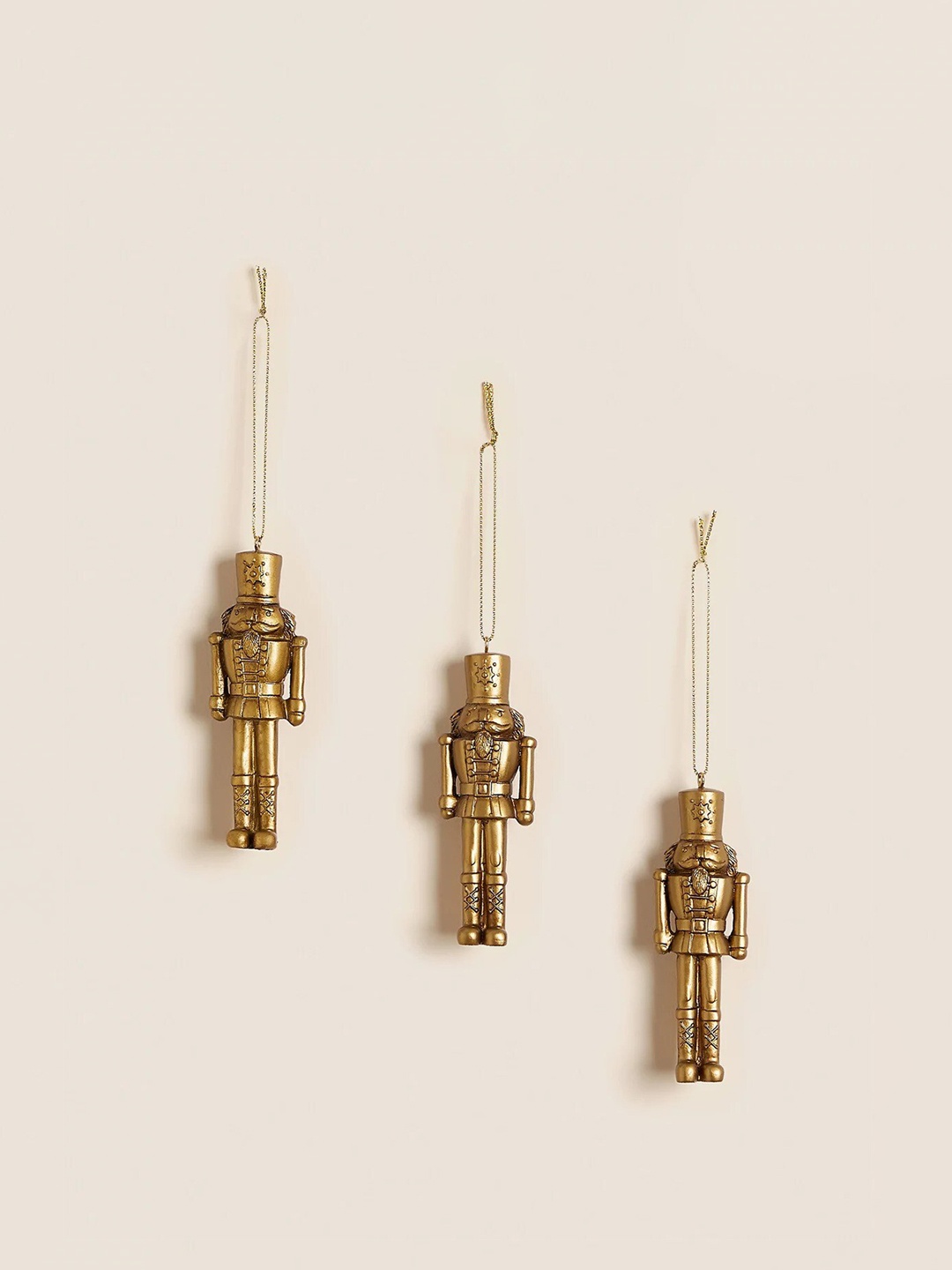 

Marks & Spencer Gold Toned 3 Pieces Nutcracker Hanging Wall Decors