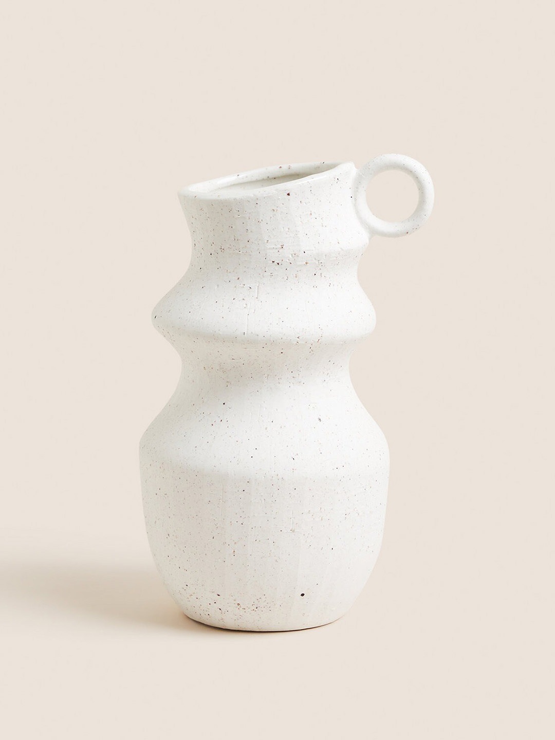 

Marks & Spencer White Medium Curved Ceramic Vase